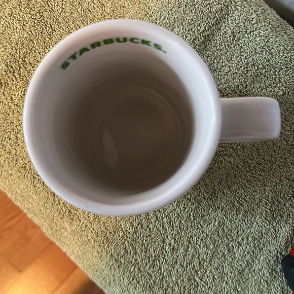 2006 Starbucks Golf Ball Coffee Mug Tea Cup Textured Dimples Green Cup 16 Oz - Picture 6 of 6